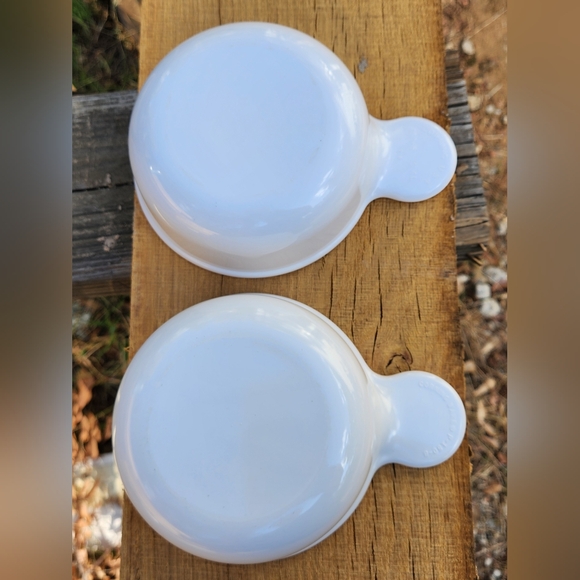 Vintage Corningware White Grab It Bowls x2 P-150-B 550ml - Picture 3 of 10